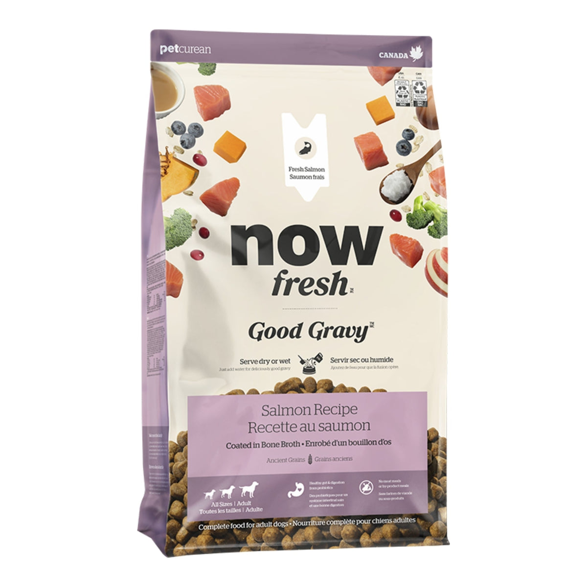 Now Fresh Dog Good Gravy Salmon With Grain 22Lb