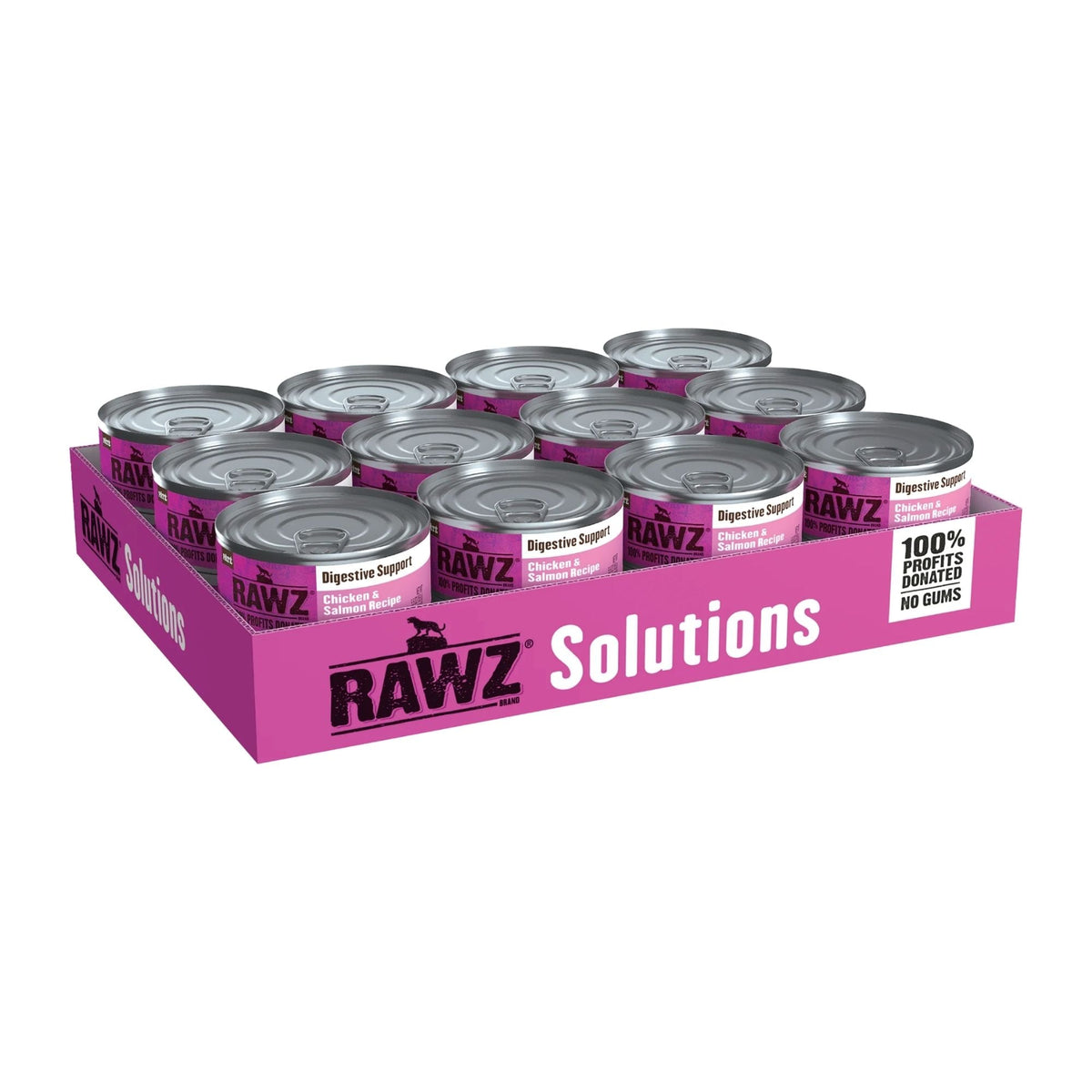 Rawz Digestive Cat Chicken Salmon Pate 5.5oz. (Case of 24)
