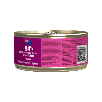 Rawz Cat 94% Venison Goat Milk Pate 6oz. (Case of 24)