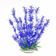 AquaTop Bacopa Aquarium Plant Weighted Base Blue/White 9in
