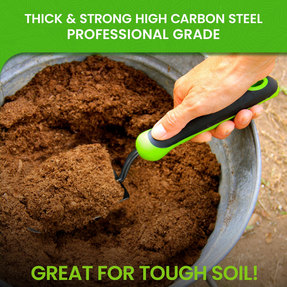 Heavy Duty Ergonomic Garden Trowel