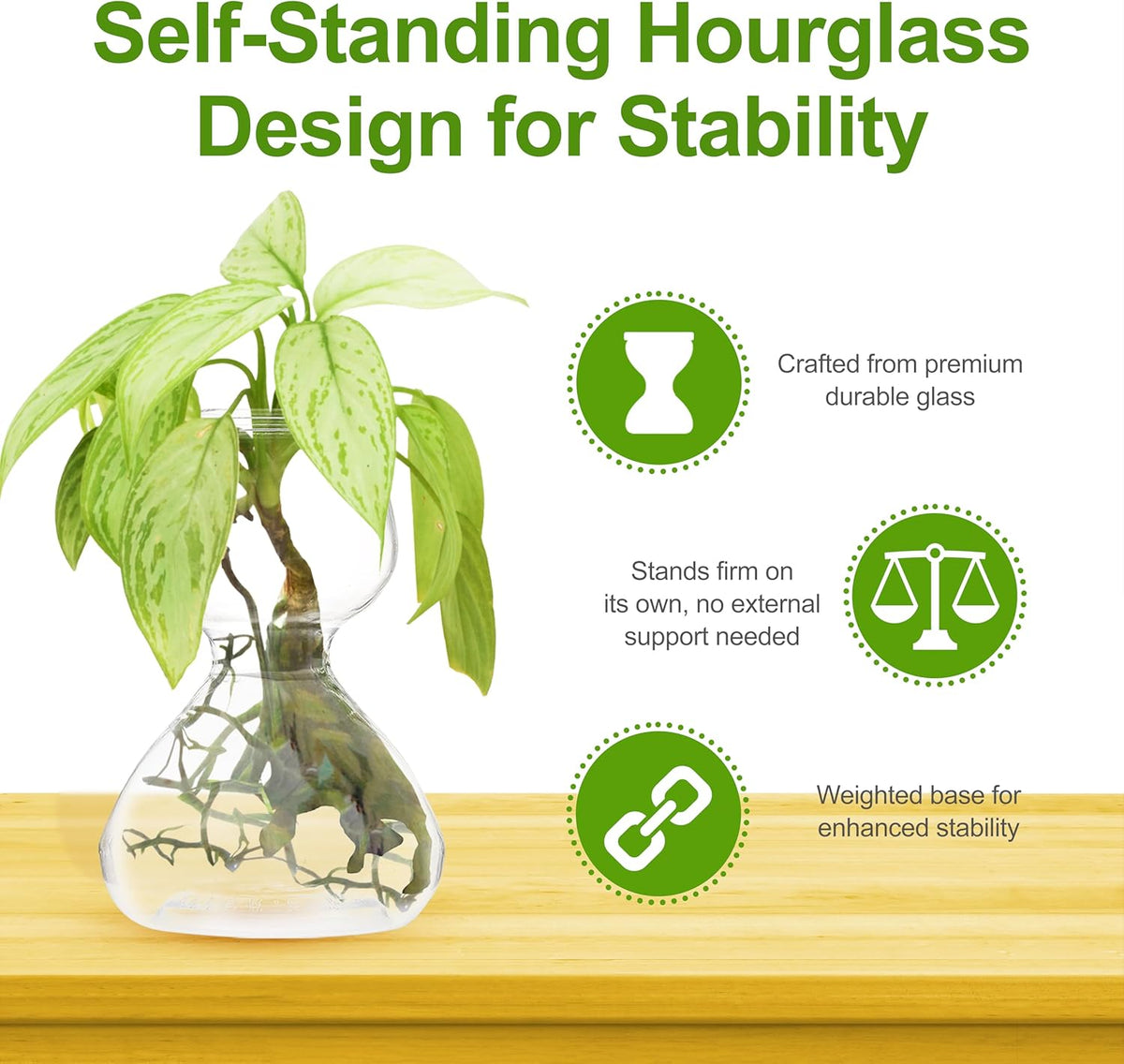 Clear Glass Bud Vases - Propagation Stations (Set of 8)