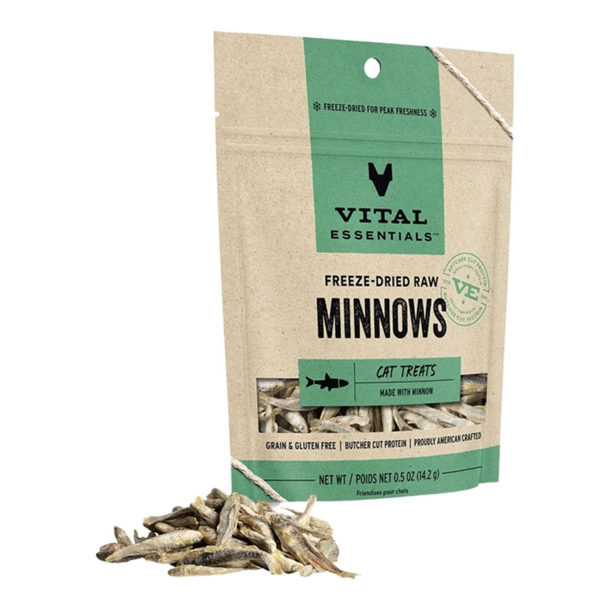 Vital Essentials Cat Freeze-Dried Treat Minnows 0.5oz.