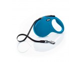 Flexi Classic Retractable Tape Dog Leash Blue 16 ft Medium