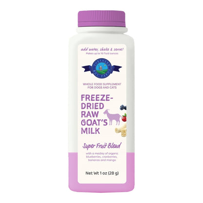 Shepherd Boy Farms Dog & Cat Freeze-Dried Raw Goat Milk Super Fruit 16oz.