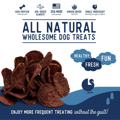 Beg & Barker Whole Turkey Chips Dog Treats 8oz
