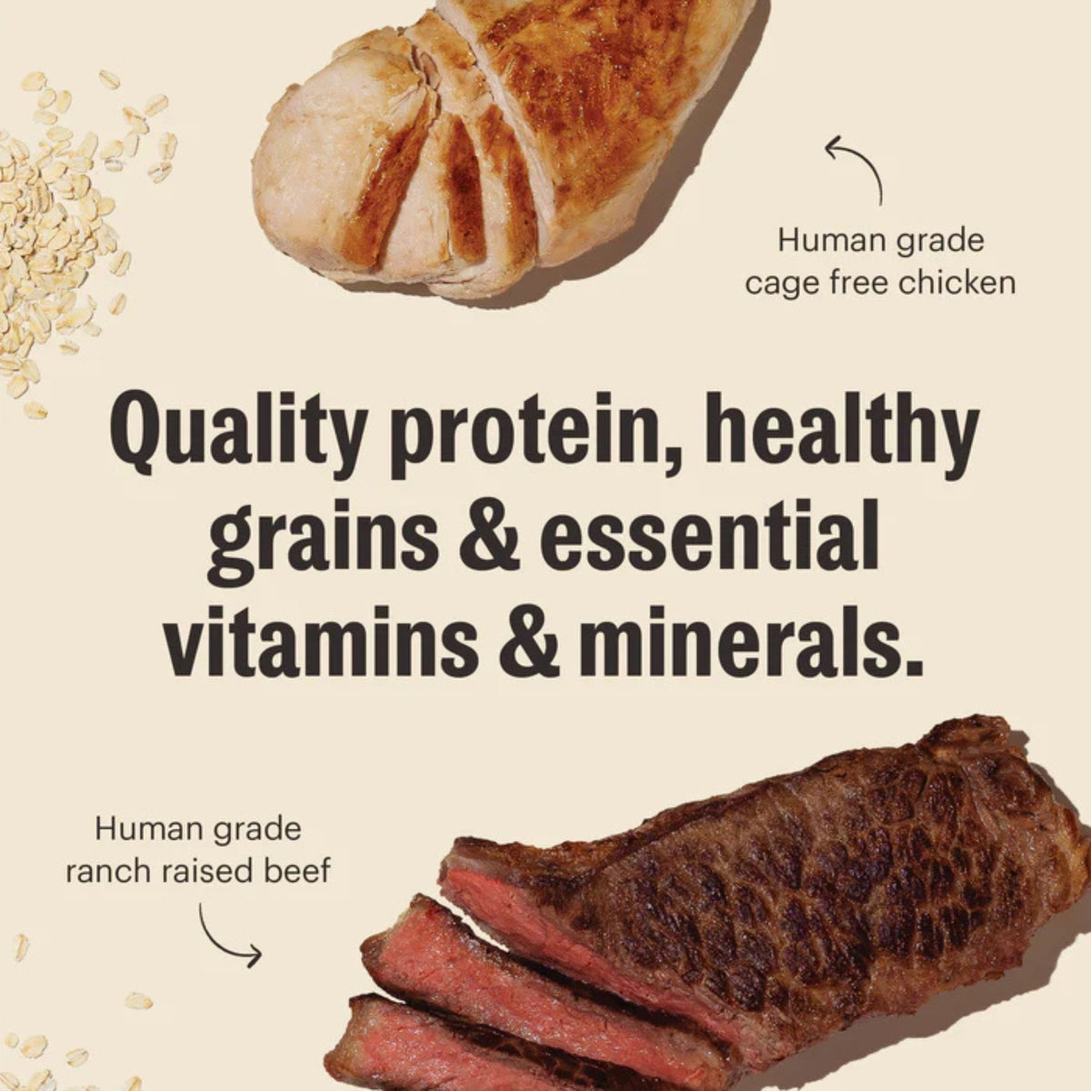 The Honest Kitchen Dog Essential Clusters Beef, Chicken & Oat 20lbs.