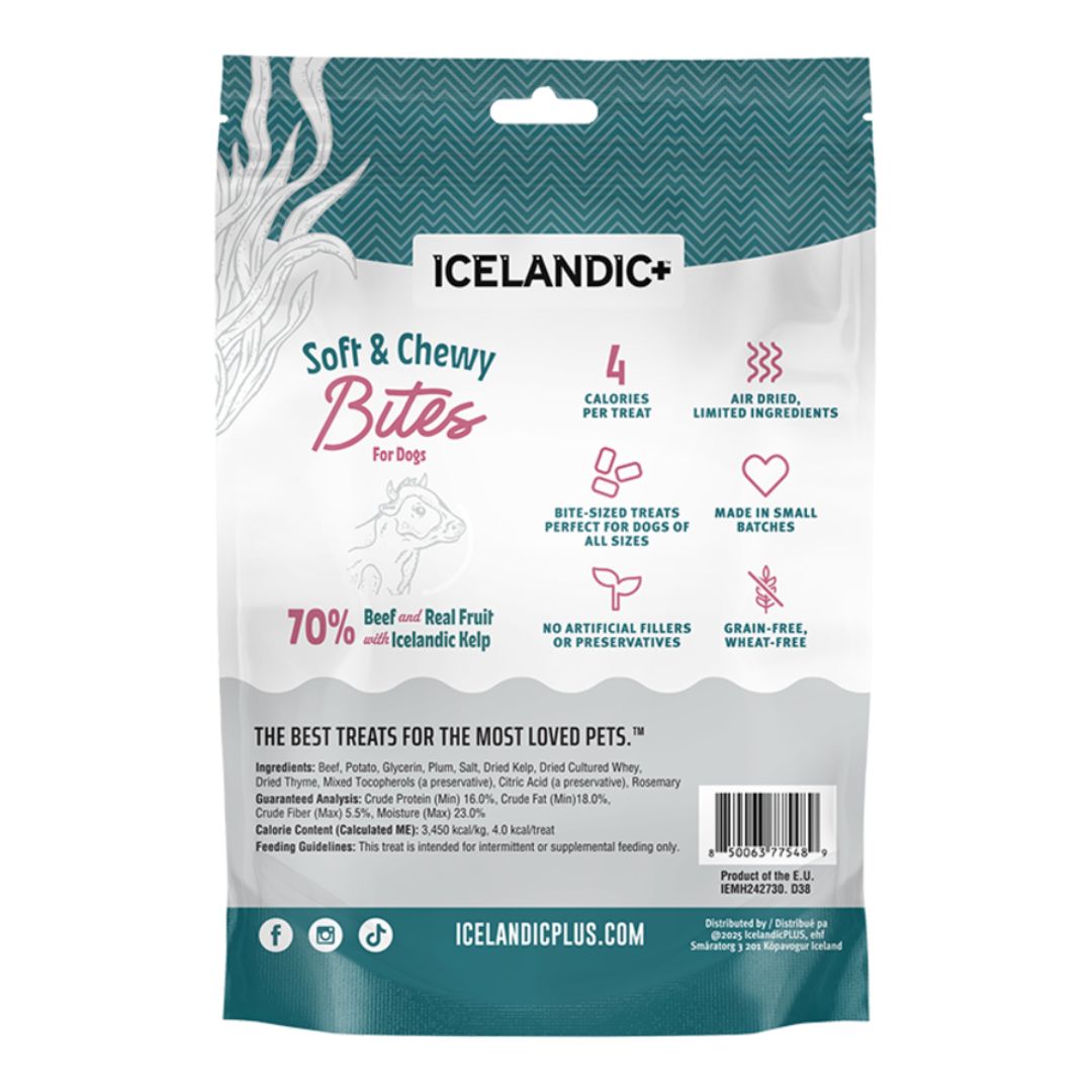 Icelandic Dog Beef & Plum Soft & Chewy Bites 2.82oz.