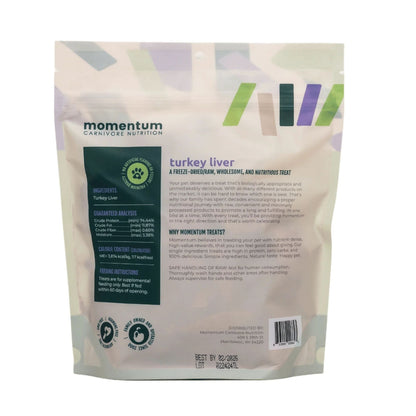 Momentum Carnivore Nutrition Dog 3.5oz. Turkey Liver