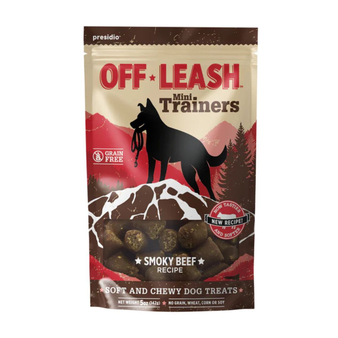 Presidio Dog Grain Free Offleash Smokey Beef 14Oz