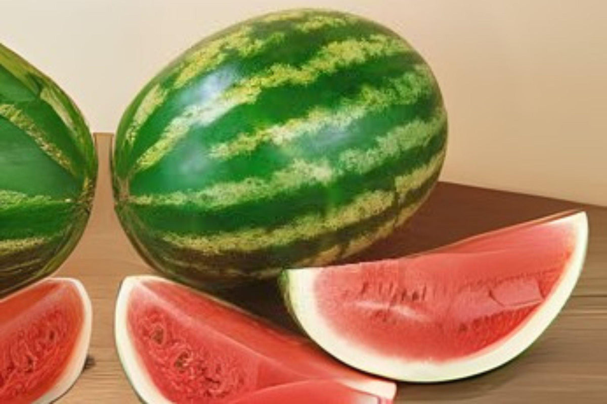 Crimson Sweet Watermelon Seeds 2g Heirloom Citrullus lanatus Juicy Red Flesh Striped Rind Garden Vegetable Seeds