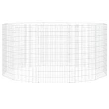 vidaXL Free Range Animal Enclosure 12-Panel 21.3"x39.4" Galvanized Iron