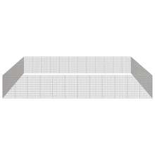 vidaXL Free Range Animal Enclosure 48-Panel 21.3"x39.4" Galvanized Iron