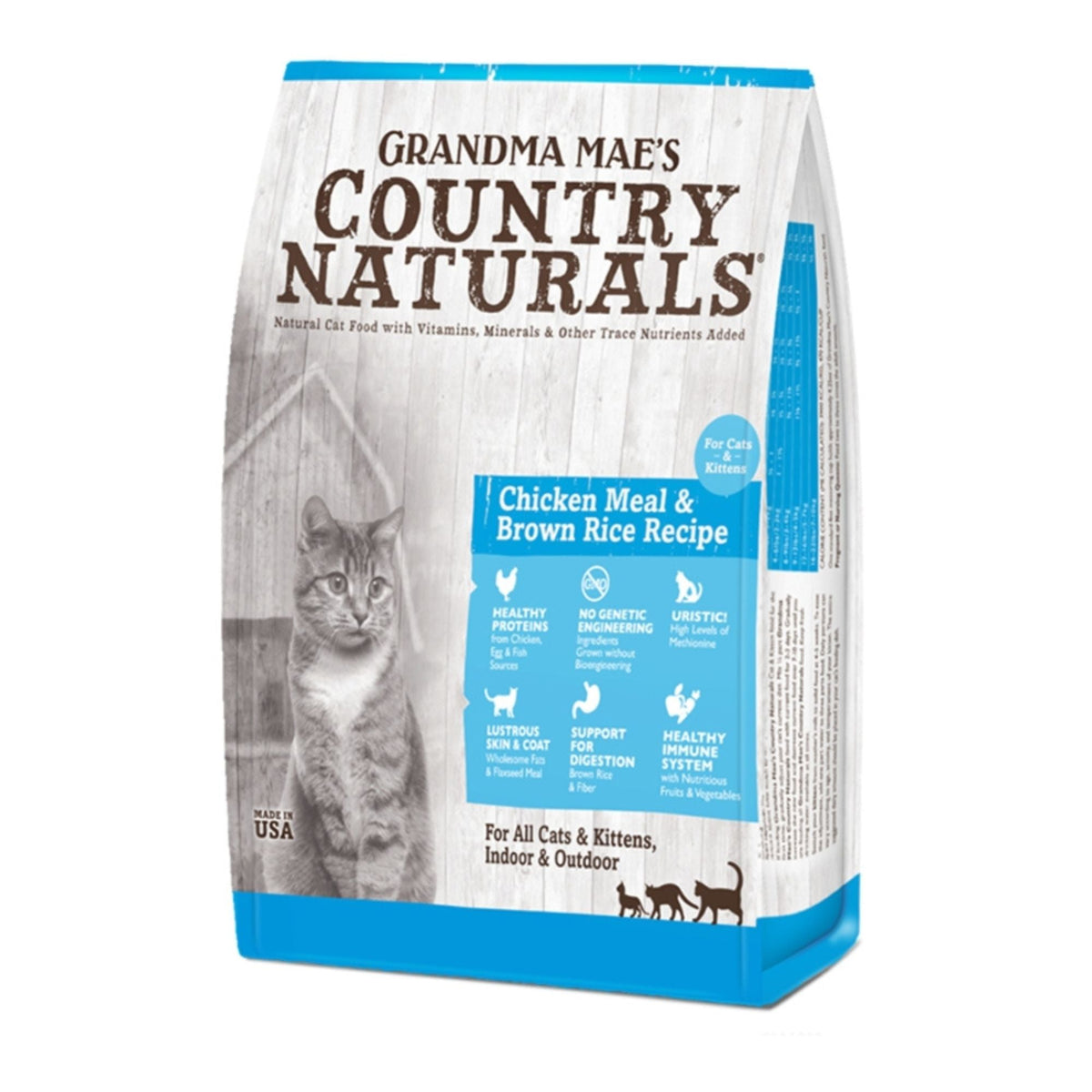 Grandma Mae's Country Naturals Cat Chicken Meal & Brown Rice Recipe 6Lbs
