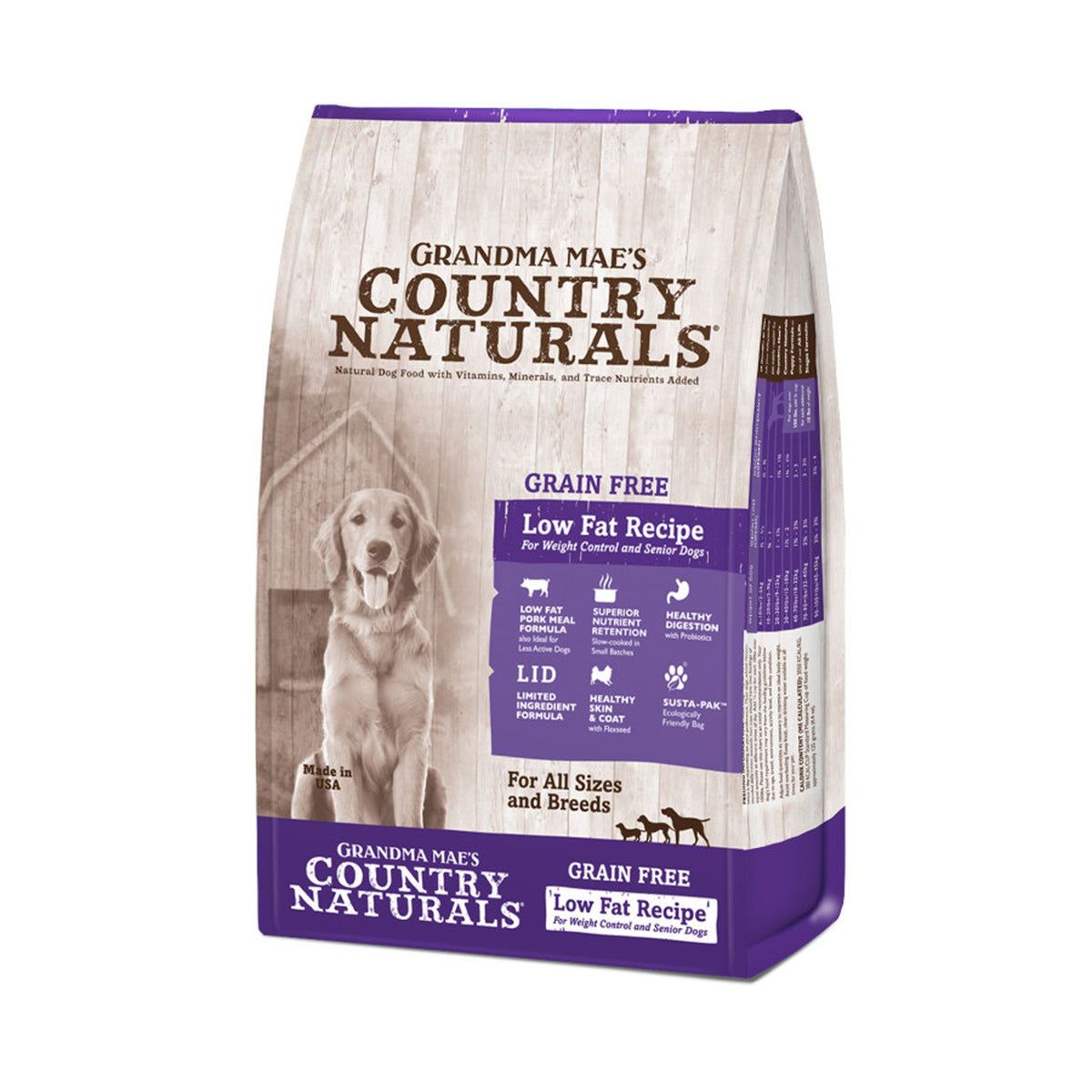 Grandma Mae's Country Naturals Grain Free Low Fat Recipe 14lbs