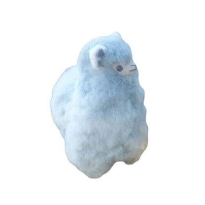 9" Standing Fur Alpaca Toy