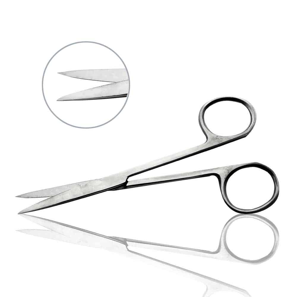 Iris Scissor, Straight 4.5" (4 options)