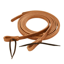 AJ Tack Harness Leather Split Reins - 3/4in x 8ft