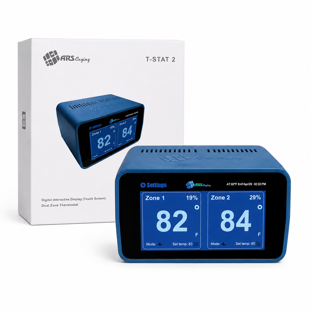 ARS Touchscreen Dual Zone Thermostat
