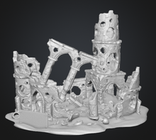 Atlantean Castle Ruins 3 - STL - Digital product