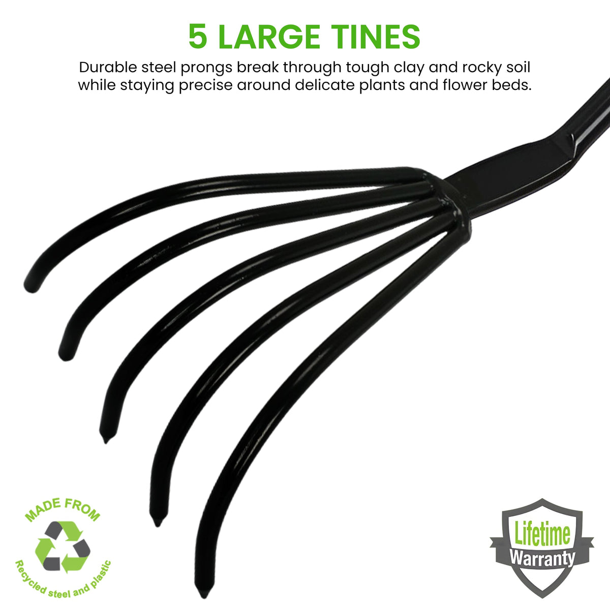 Ergonomic Cultivator Rake