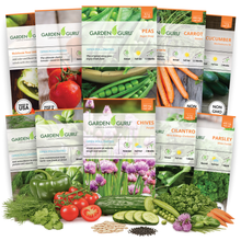 Garden Guru Vegetable & Herb Seed Set - Non-GMO Heirloom