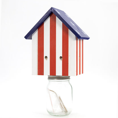 Durable Outdoor Carpenter Bee Trap – Pine Wood, Eco-Friendly, Hanging or Mounting, Multiple Styles