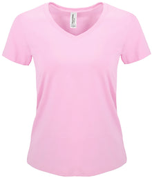 Custom Women's Relaxed Jersey V-Neck T-Shirt