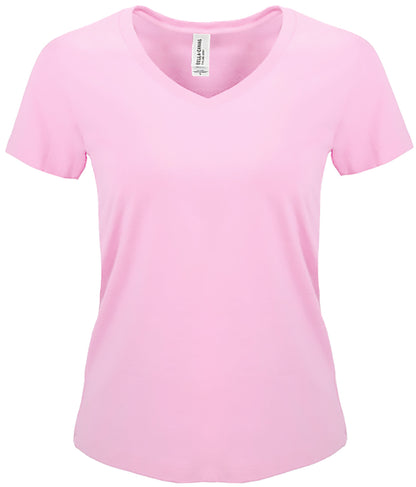 Custom Women's Relaxed Jersey V-Neck T-Shirt
