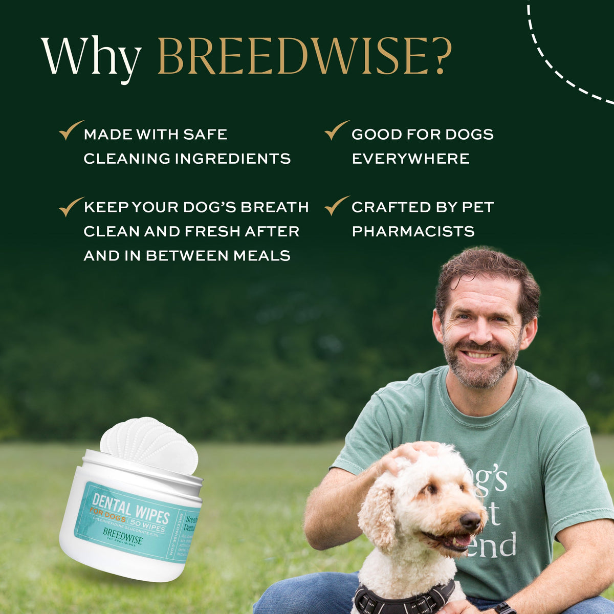 Breedwise Dental Wipes