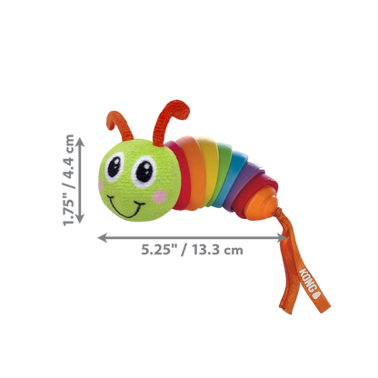 Kong Bat-A-Bout Clackz Caterpillar