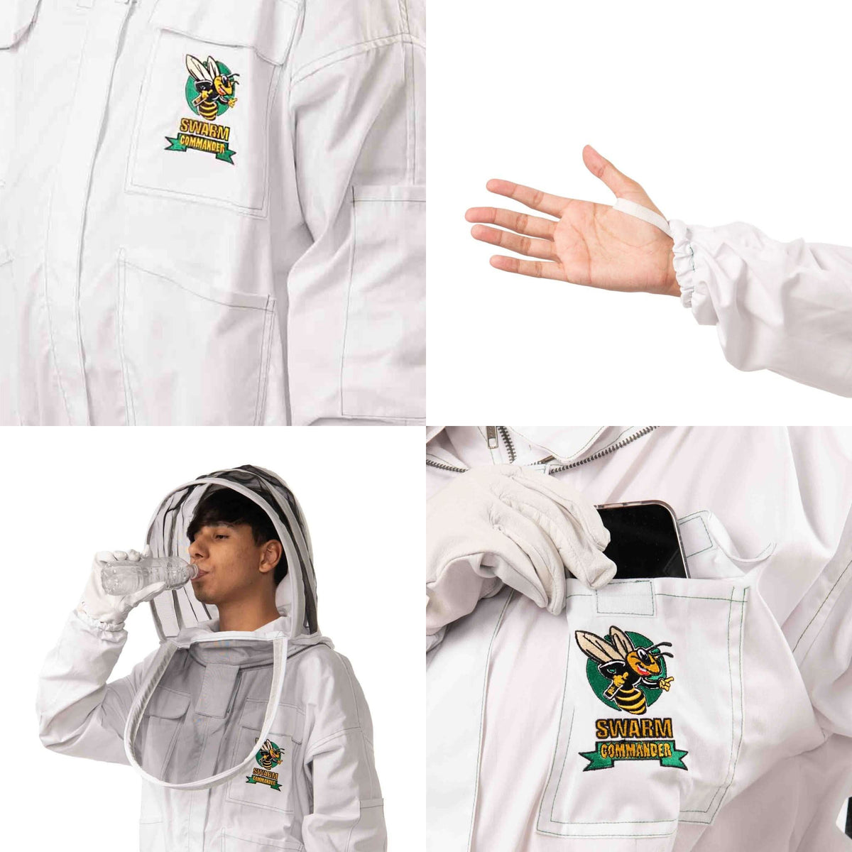 Swarm Commander® Regular Cloth Beekeeping Jacket - XS to 5XL