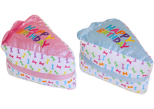 Multipet Birthday Cake Slice - Assorted Colors 6"