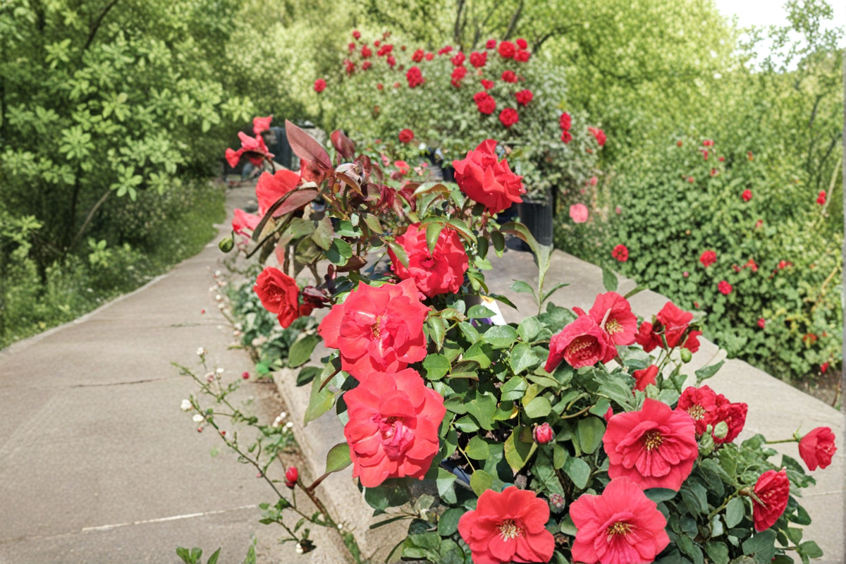 High Society Climbing Rose 2 Gal Live Plant – Deep Pink Climbing Rose for Trellis Arbor Garden Landscape No Ship CA