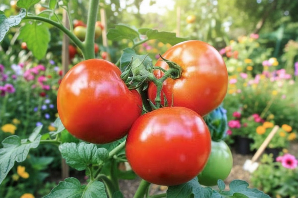 Celebrity Tomato Live Plant Rooted Tomato Starter Large Fruit Vegetable Garden Plant for Raised Beds and Containers