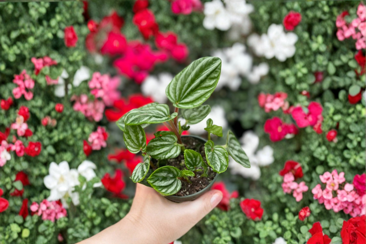 Peperomia Ecuador Live Plant, 4-Inch Rooted Indoor Houseplant, Rare Tropical Foliage, Easy Care, Decorative Plant for Home & Gift