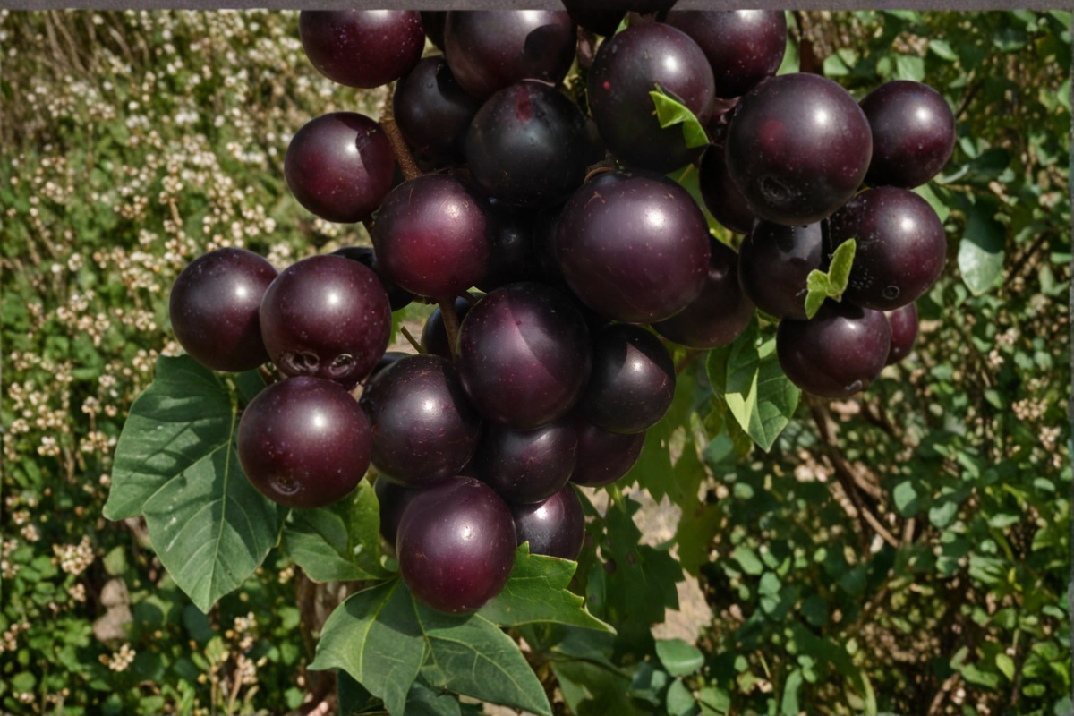 Giant Green Muscadine Grape Seeds Rare Fruit Vine 20 Seeds for Trellis and Outdoor Garden Growing