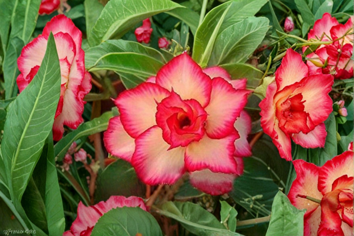 Desert Rose Seeds Adenium Obesum Mixed Color Flower Variety 10 Seeds for Succulent & Ornamental Growing
