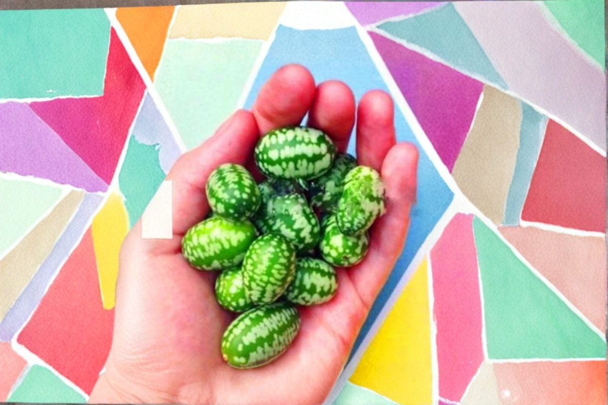 Mouse Cucumber Seeds 20 Pack, Melothria scabra, Climbing Vine, Edible Garden, Container Friendly, Rare Mini Cucumber Seeds