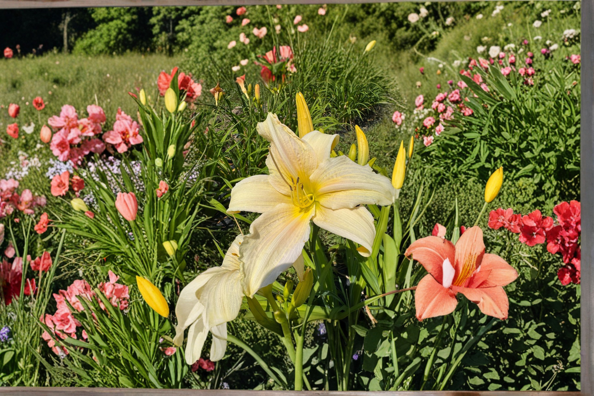 Daylily ‘Gentle Blessing’ 3 Bare Root Plants – Soft Pink Hemerocallis Perennial for Summer Garden Flowers