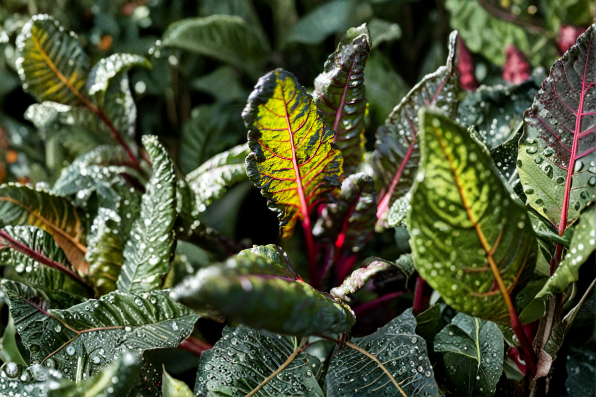 Red Veined Sorrel Live Herb Plant, Edible Foliage, Container Friendly, Rumex sanguineus