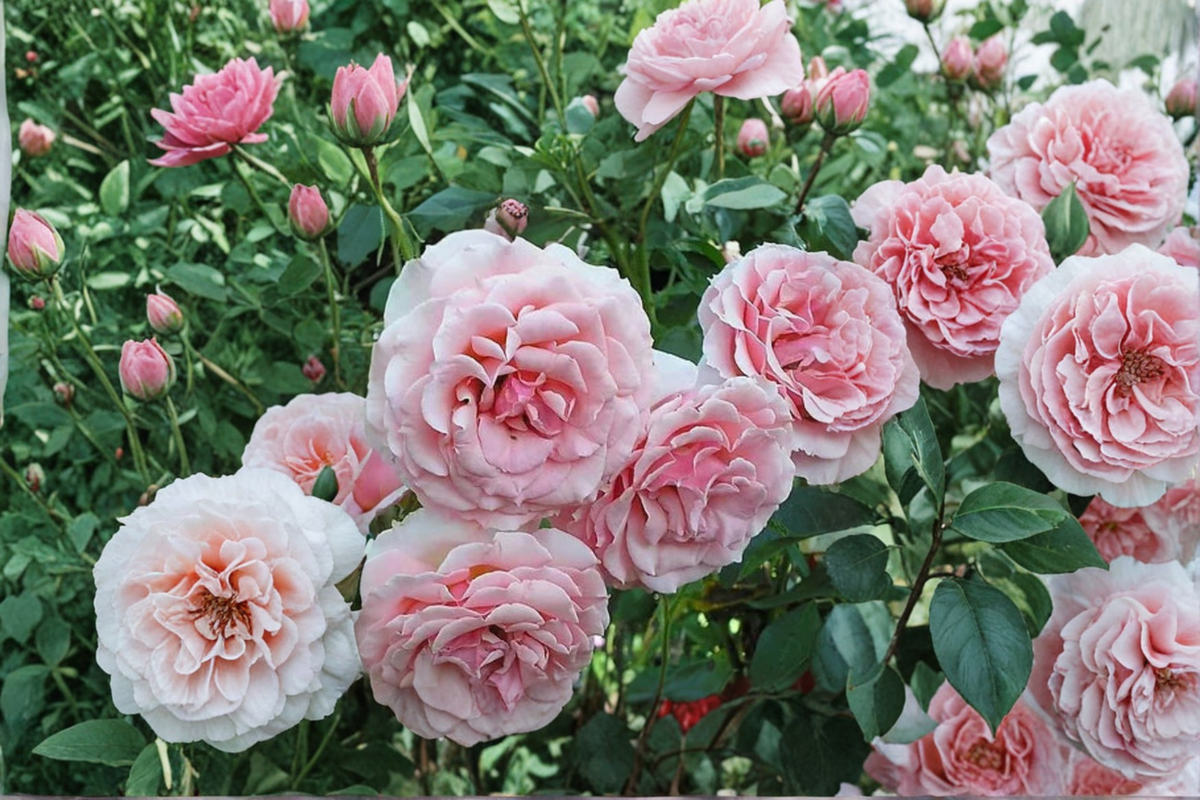 Tournament of Roses Coral Pink Rose Bush 5 Gal Live Plant, Flowering Shrub for Garden & Landscape, Rosa spp.