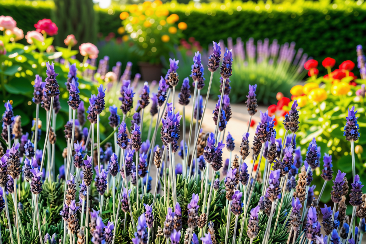 4 English Lavender Live Starter Plants – Perennial Lavandula angustifolia