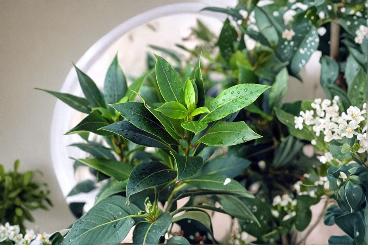 Live Sweet Bay Leaf Tree in 1-Gallon Pot | Laurus Nobilis | Bushy Evergreen Herb for Culinary & Garden
