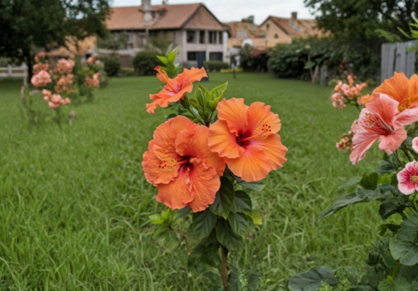 Cajun Orange Crush Hibiscus Cuttings 2 Pack Tropical Flowering Plant Stems for Propagation, Orange Blooms, Full Sun, Well-Draining Soil