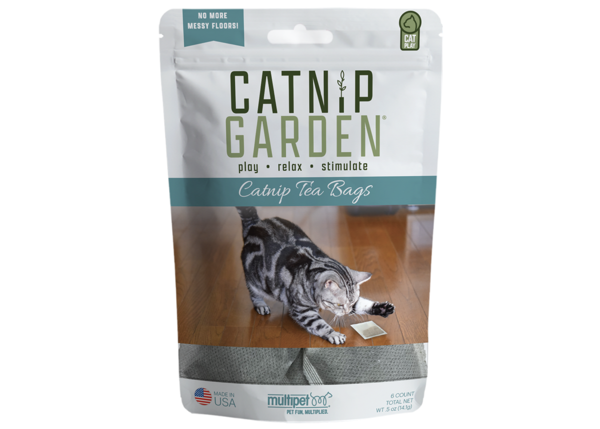 Multipet Catnip Garden Tea Bags 6ct.