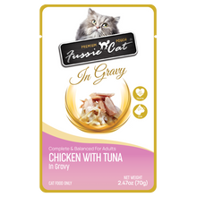 Fussie Cat Pouch - Chicken with Tuna in Gravy (2.47oz)