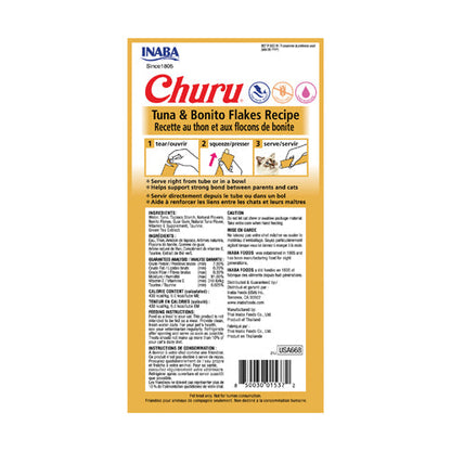 Inaba Churu Cat Tuna & Bonito Flakes Recipe (2oz)