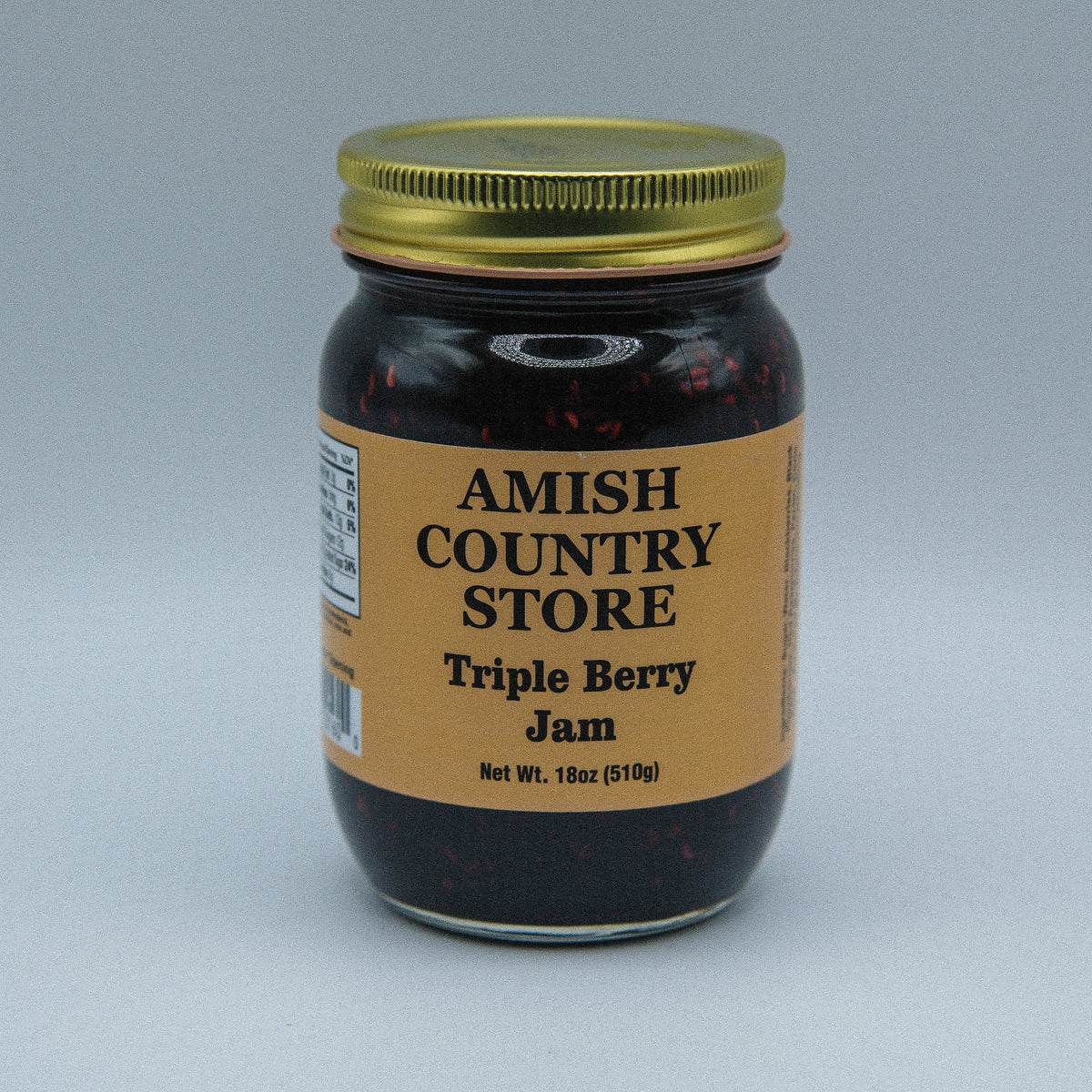 Triple Berry Jam | Blackberry, Black Raspberry & Red Raspberry Spread | 18 oz