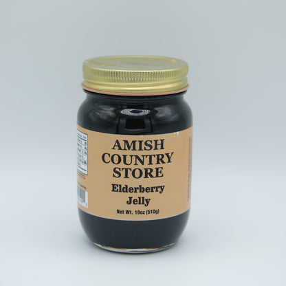 Elderberry Jelly | All-Natural Country Pantry Spread | 18 oz